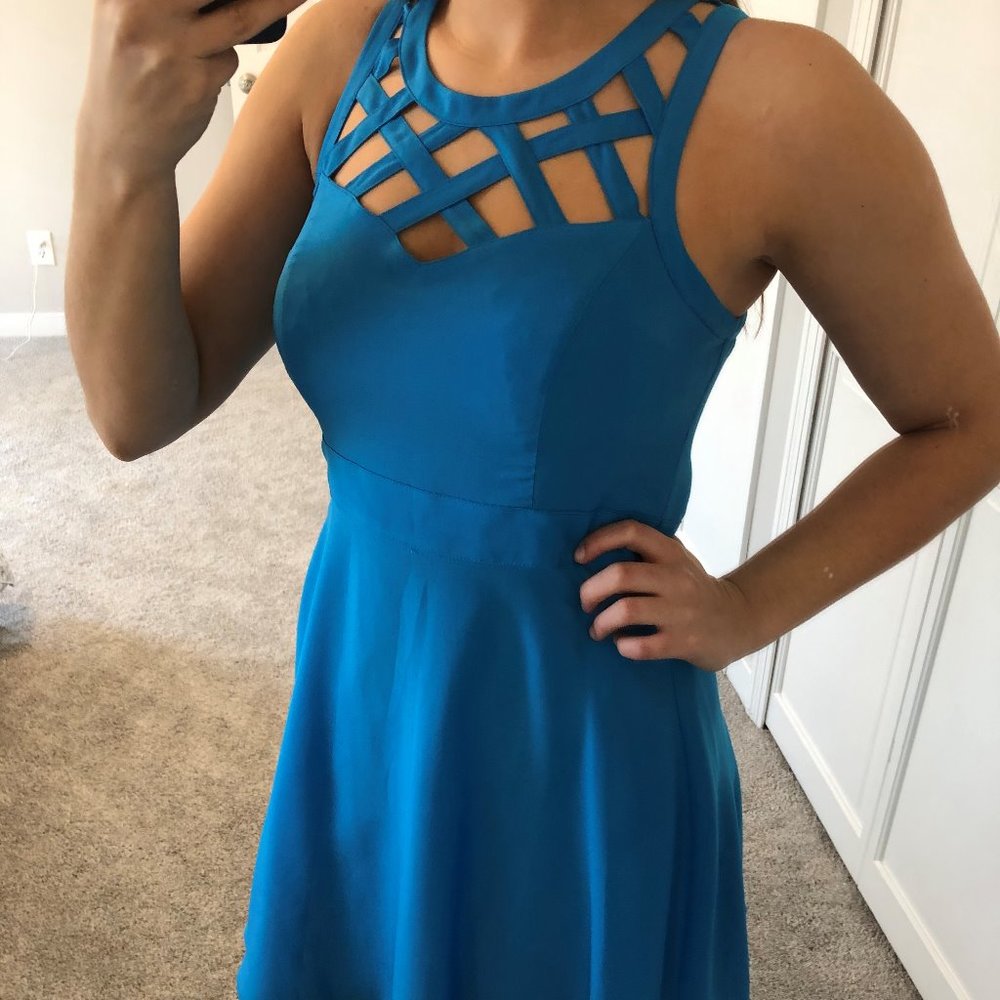 Blue mini Dress - Picture 2 of 4